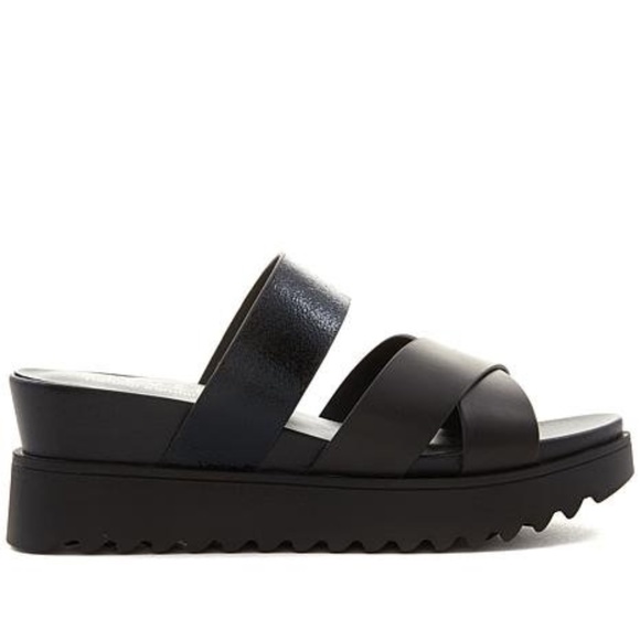 Steven By Steve Madden Shoes - Steven Natural Leather Platform Sandal